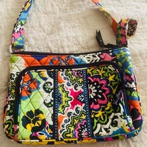 Vera Bradley Colorful Floral Quilted Crossbody Bag